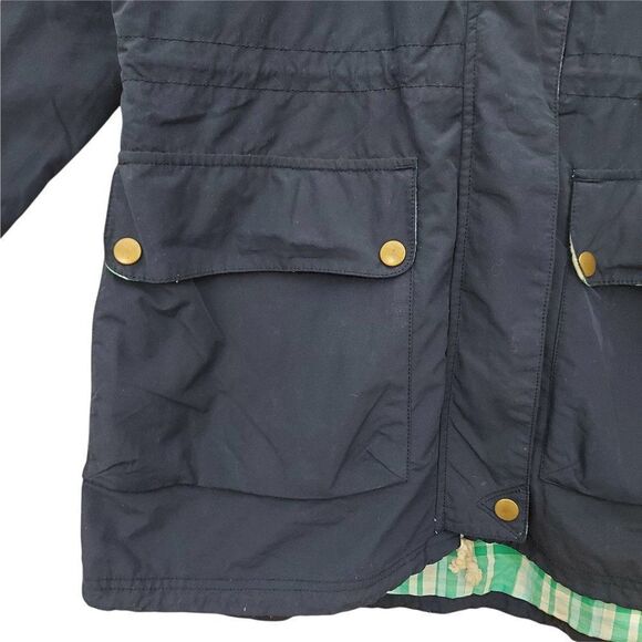 Columbia Jacket Womens Medium Navy PFG Hooded Full Zip Water Repellent Outdoor - Picture 3 of 12